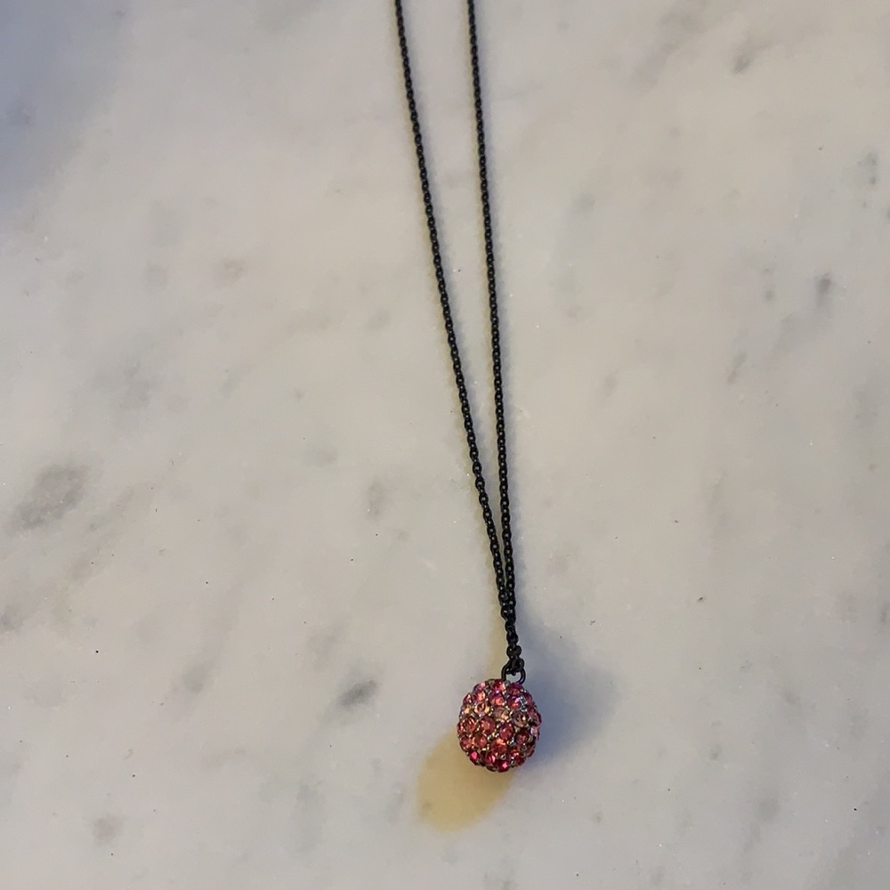 Pink Ball Fashion Necklace